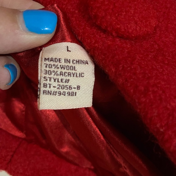 Cropped Boiled Wool Jacket - Picture 4 of 7